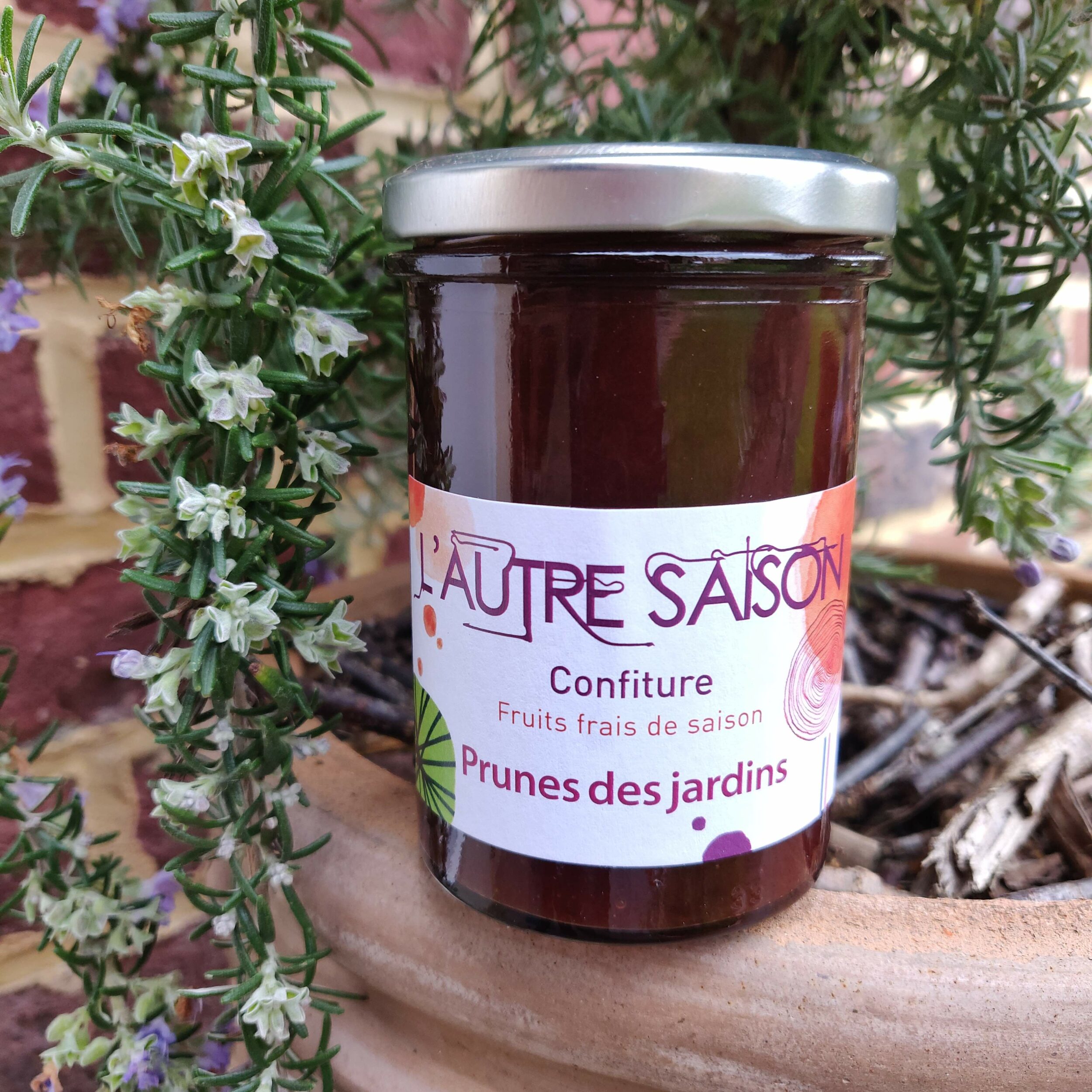 Confiture Extra de prunes des jardins
