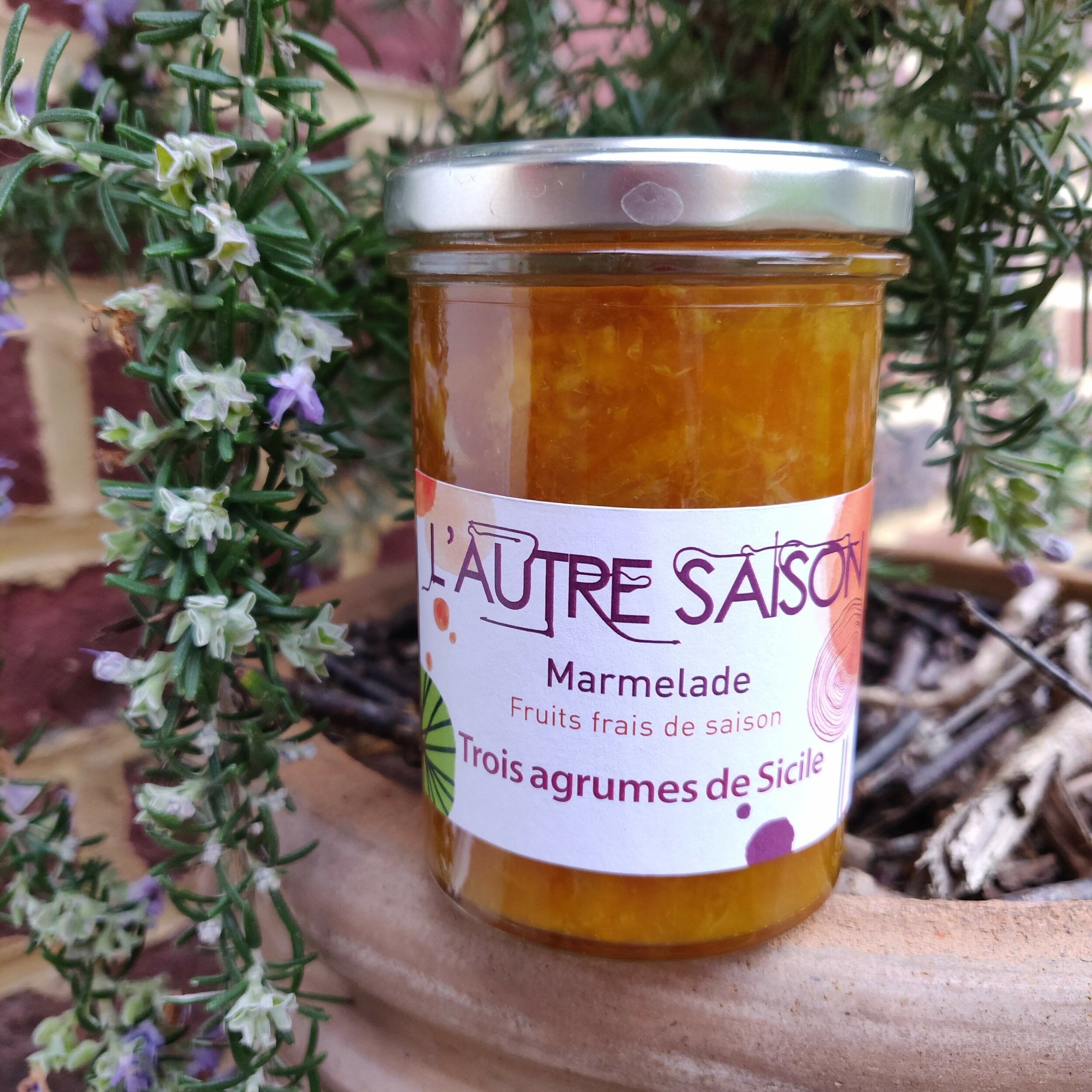 Marmelade artisanale Extra aux Trois agrumes de Sicile