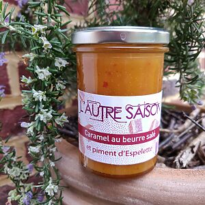 Caramel au beurre salé et piment d'Espelette