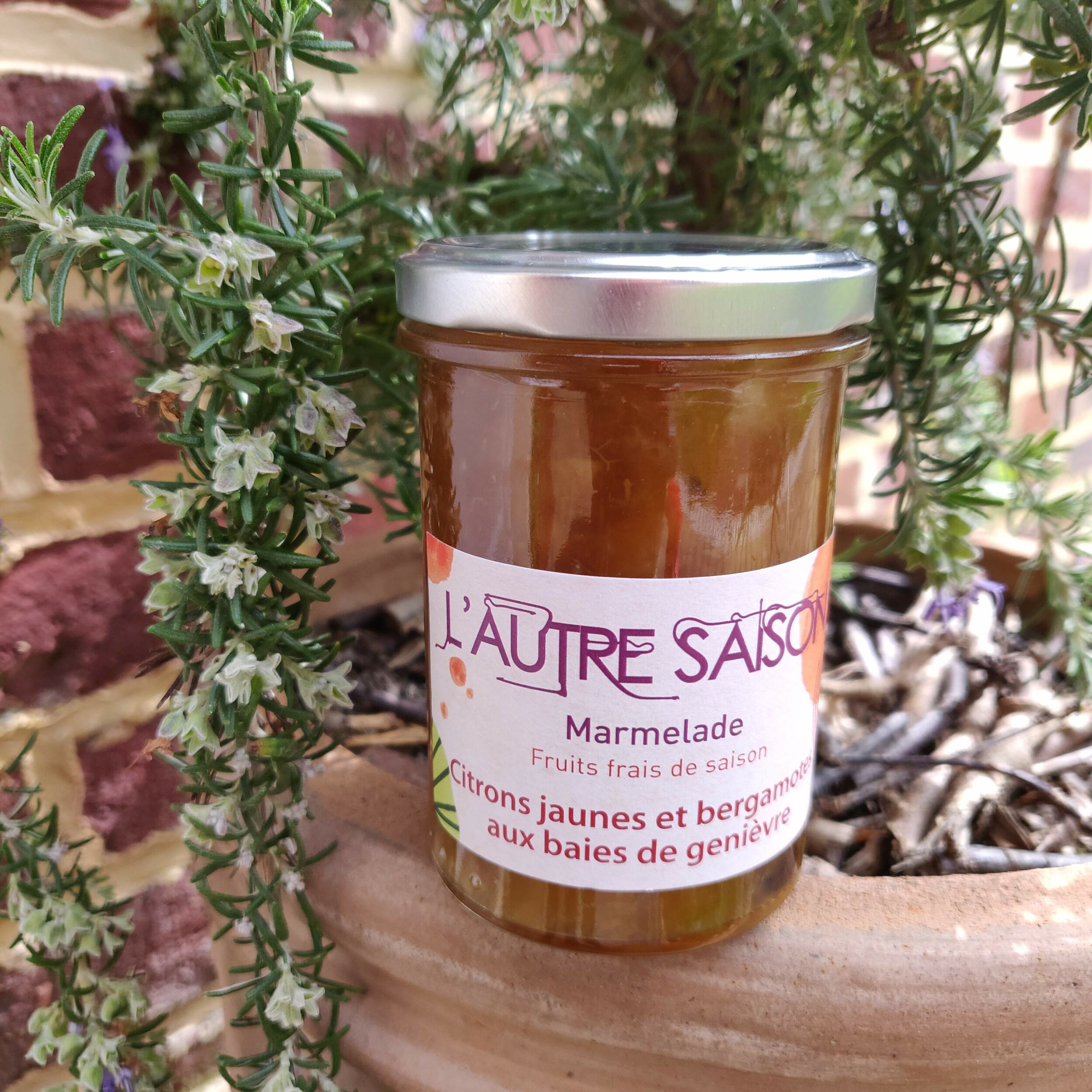 Marmelade artisanale Extra de citrons jaunes et bergamotes
