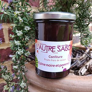 Confiture Extra d'Epine noire et pommes