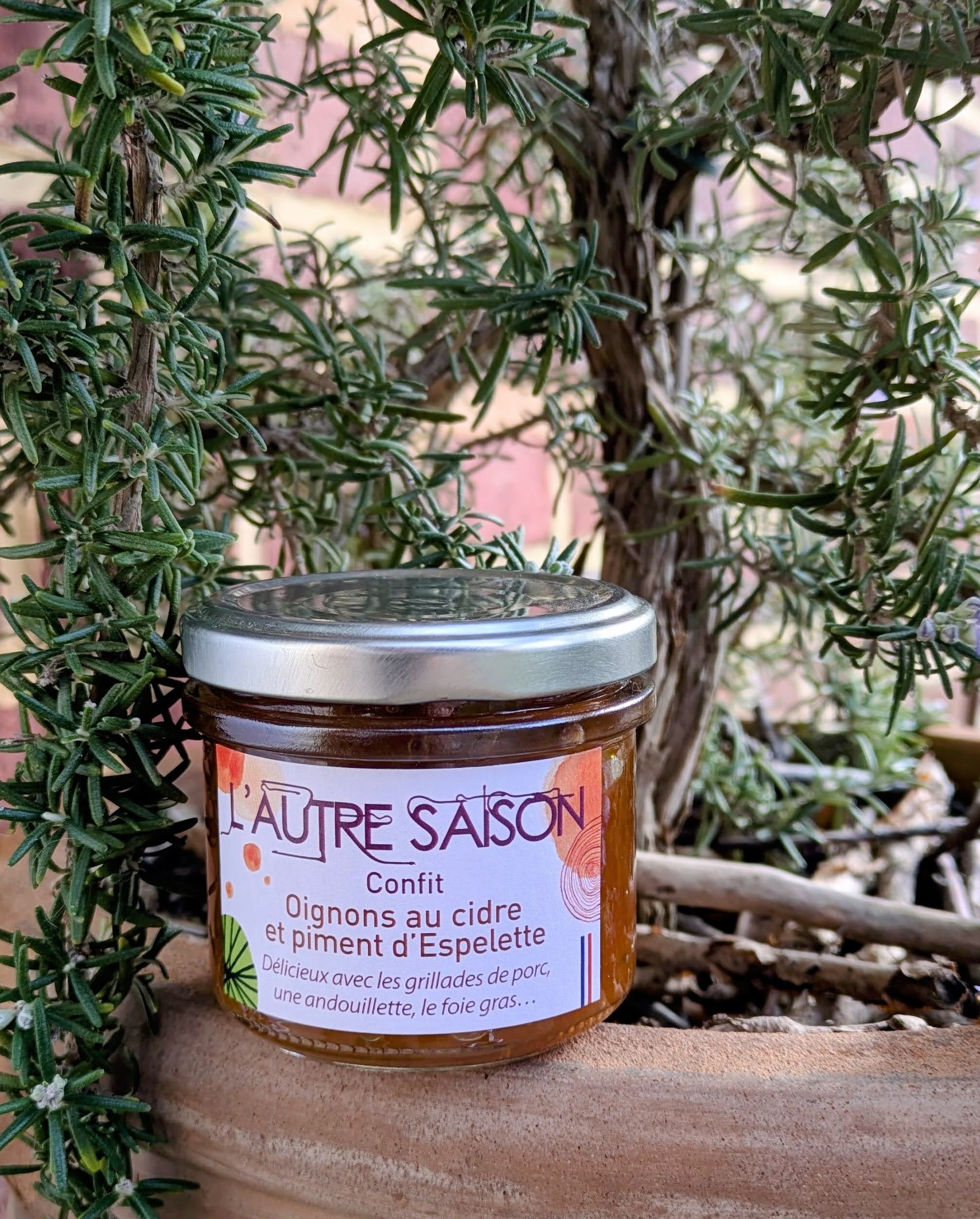 Confit d'oignons au cidre et piment d'Espelette