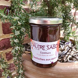 Confiture artisanale Extra de quetsches aux épices