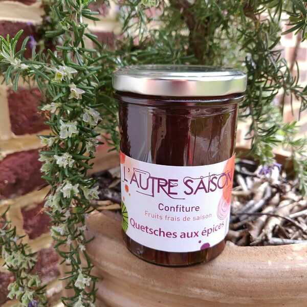 Confiture artisanale Extra de quetsches aux épices