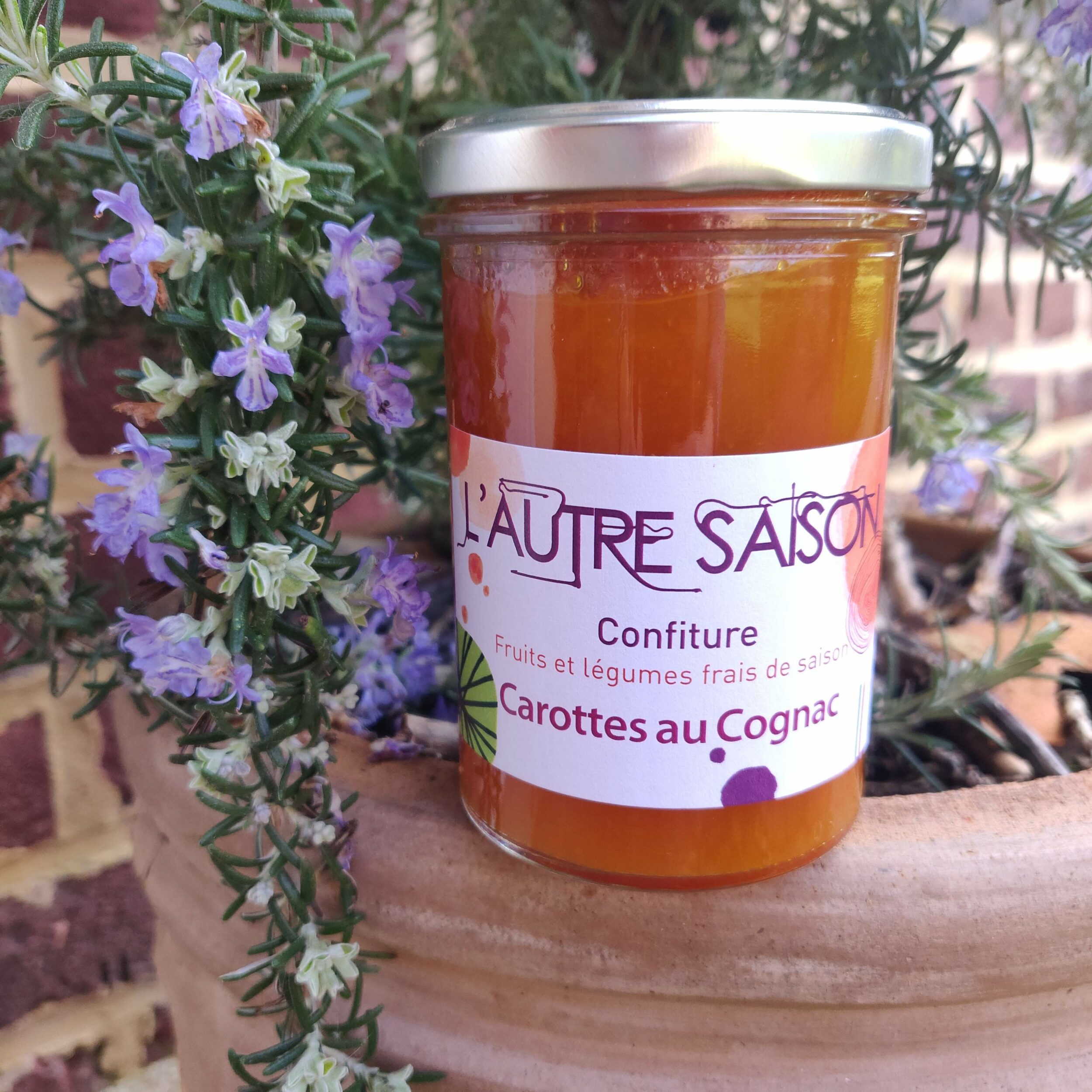 Confiture artisanale Extra de carottes au Cognac