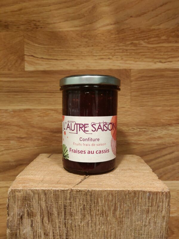 L'autre Saison Confiture Extra de fraises au cassis
