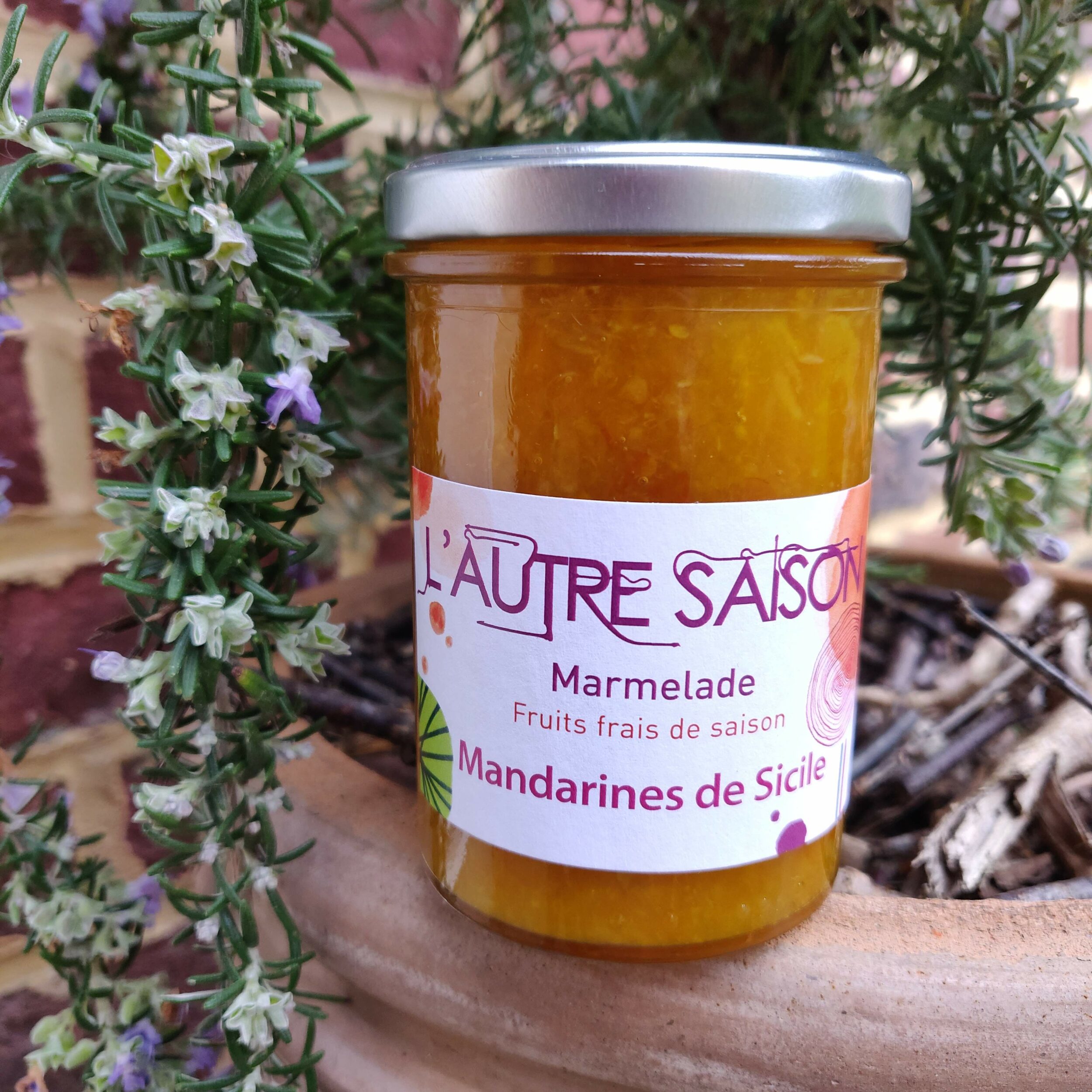 Marmelade artisanale Extra Mandarines de Sicile Bio