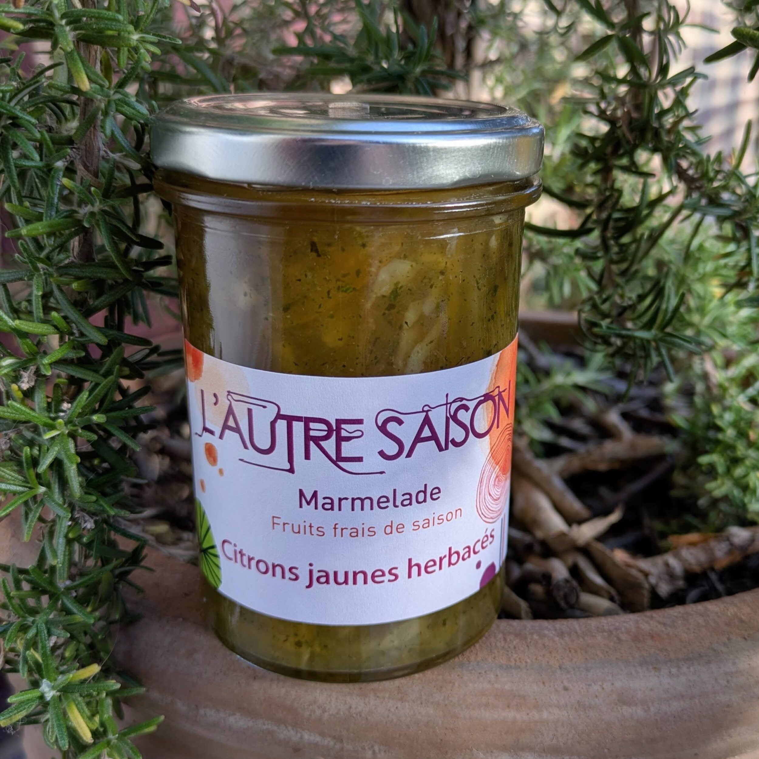 Marmelade artisanale extra de citrons bio herbacée