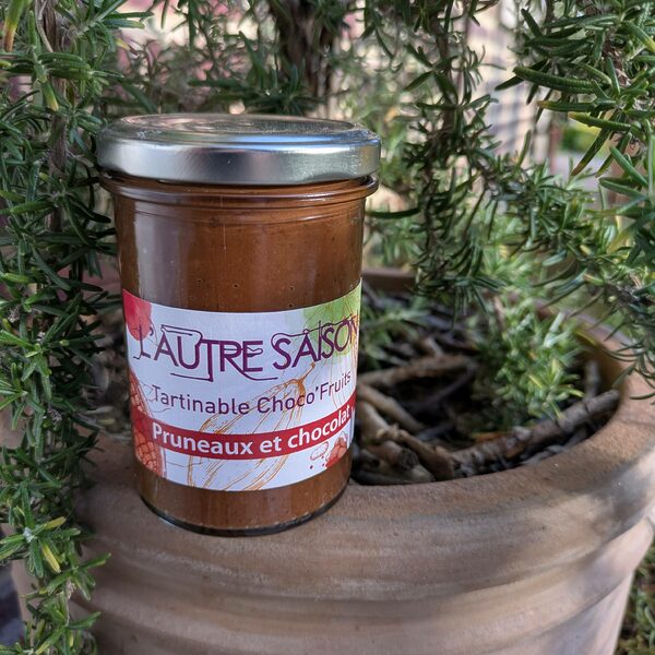 Tartinable pruneaux-chocolat