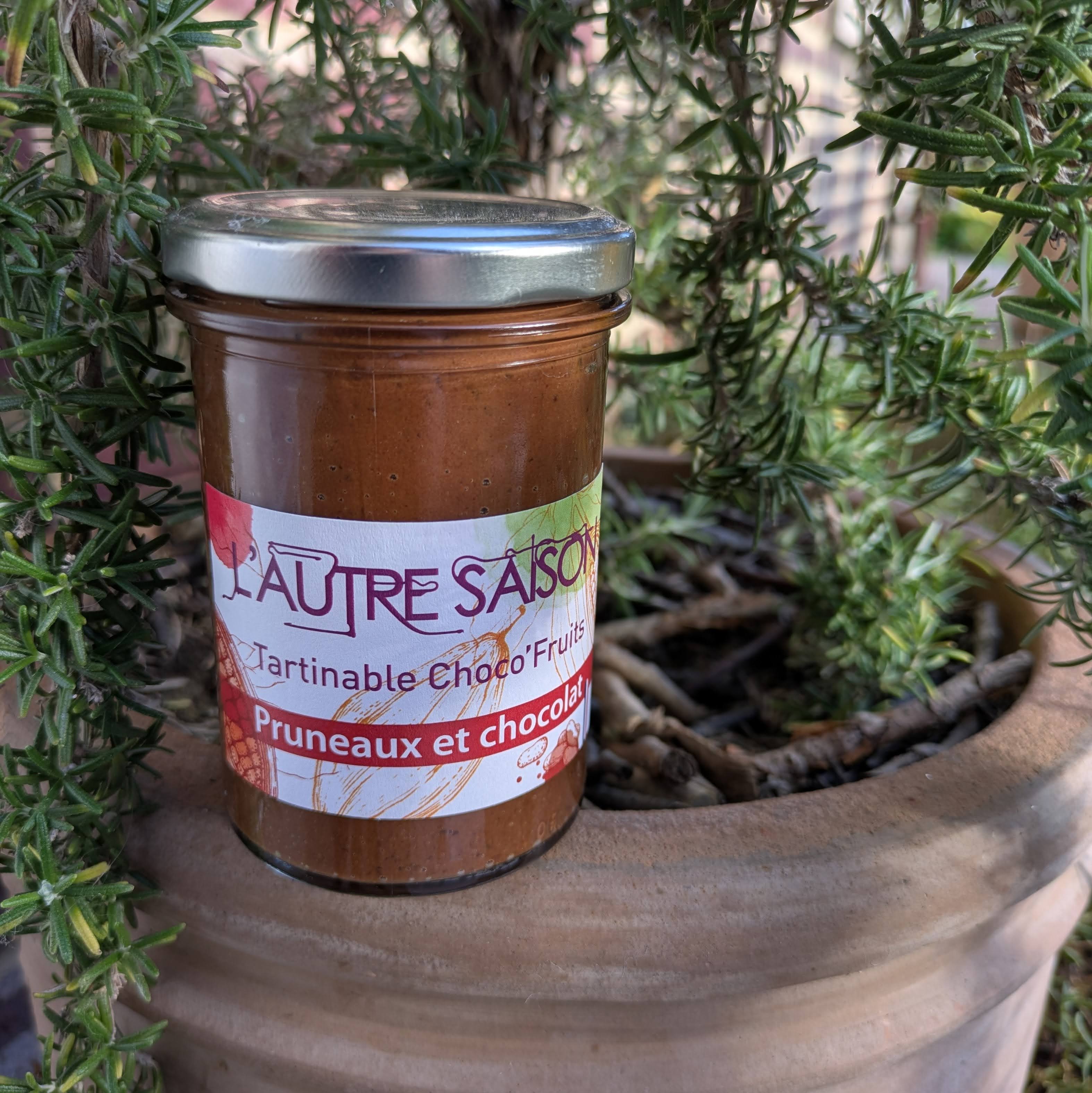 Tartinable pruneaux-chocolat