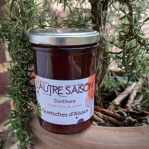 Confiture artisanale Extra de quetsches d'Alsace