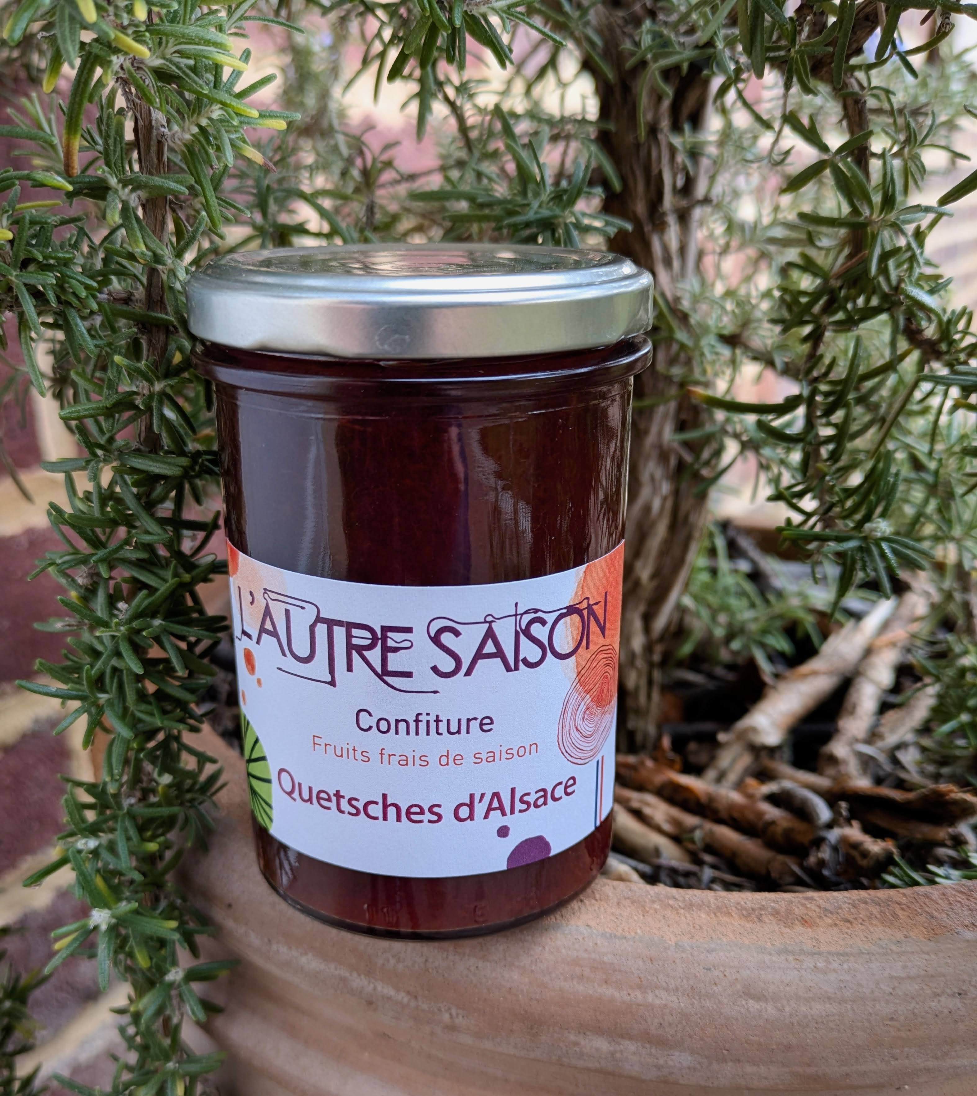 Confiture artisanale Extra de quetsches d'Alsace